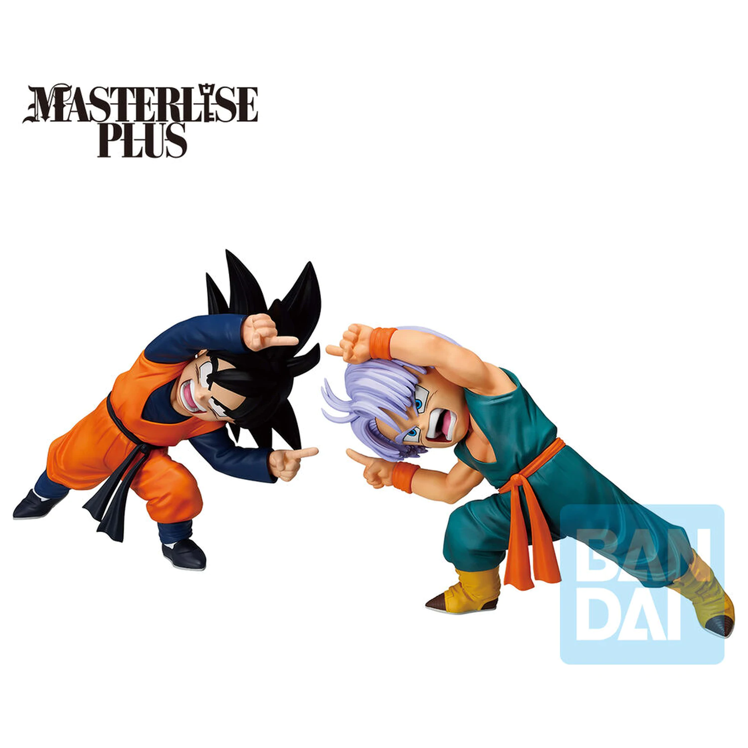 Dragon Ball Z Masterlise Battle of the Super Saiyan Son Goten & Trunks set 2 Ichibansho figures 9cm product photo
