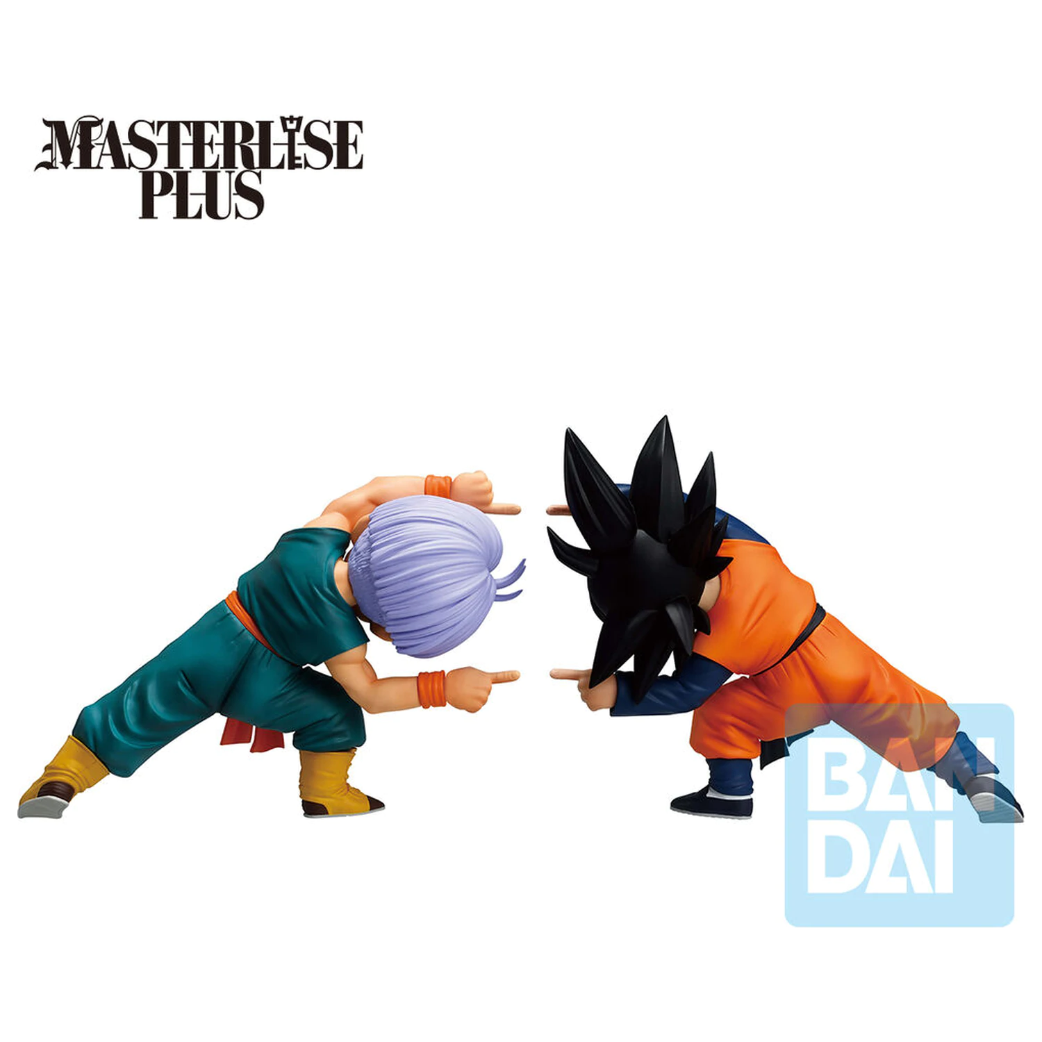 Dragon Ball Z Masterlise Battle of the Super Saiyan Son Goten & Trunks set 2 Ichibansho figures 9cm product photo
