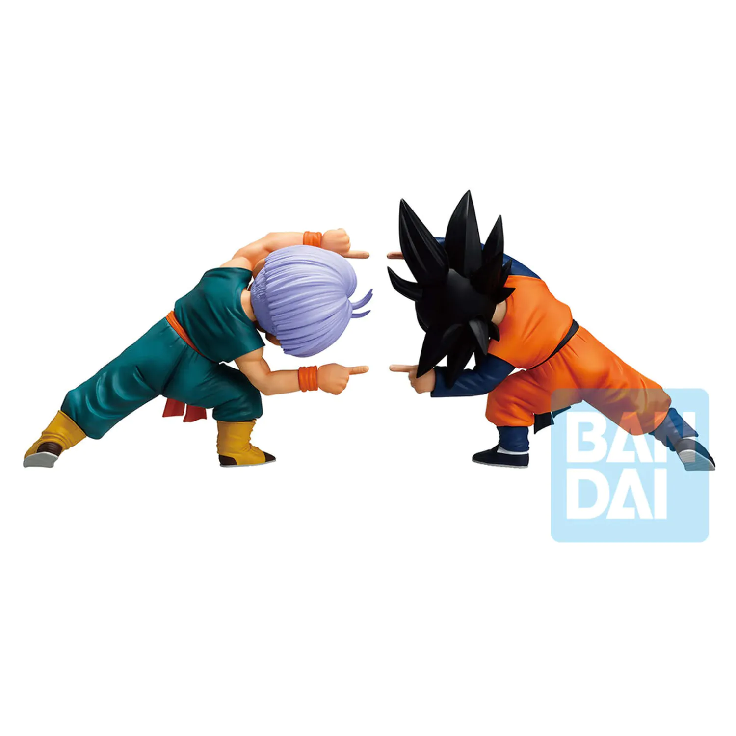 Dragon Ball Z Masterlise Battle of the Super Saiyan Son Goten & Trunks set 2 Ichibansho figures 9cm product photo