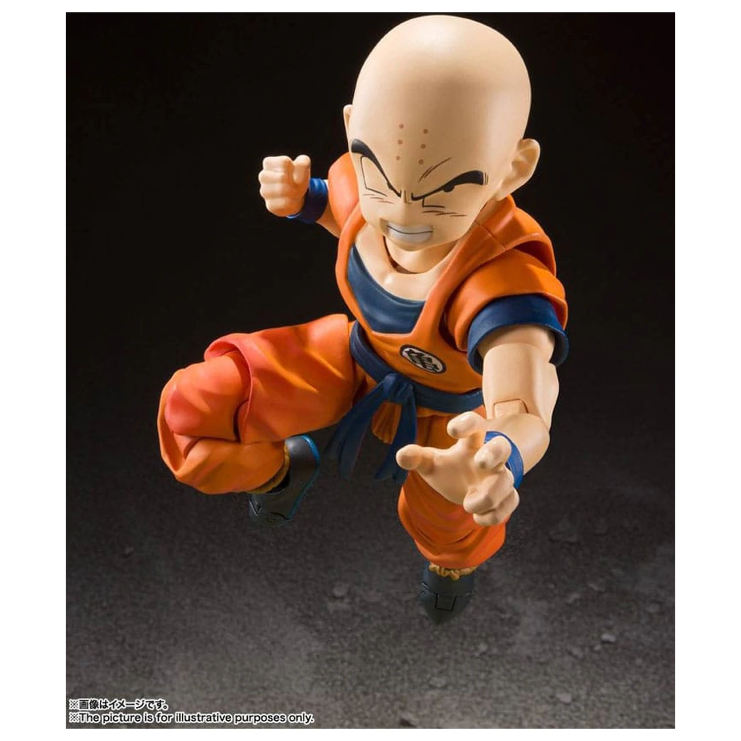 Dragon Ball Z S.H. Figuarts Action Figure Krillin-Earth's Strongest Man 12 cm product photo