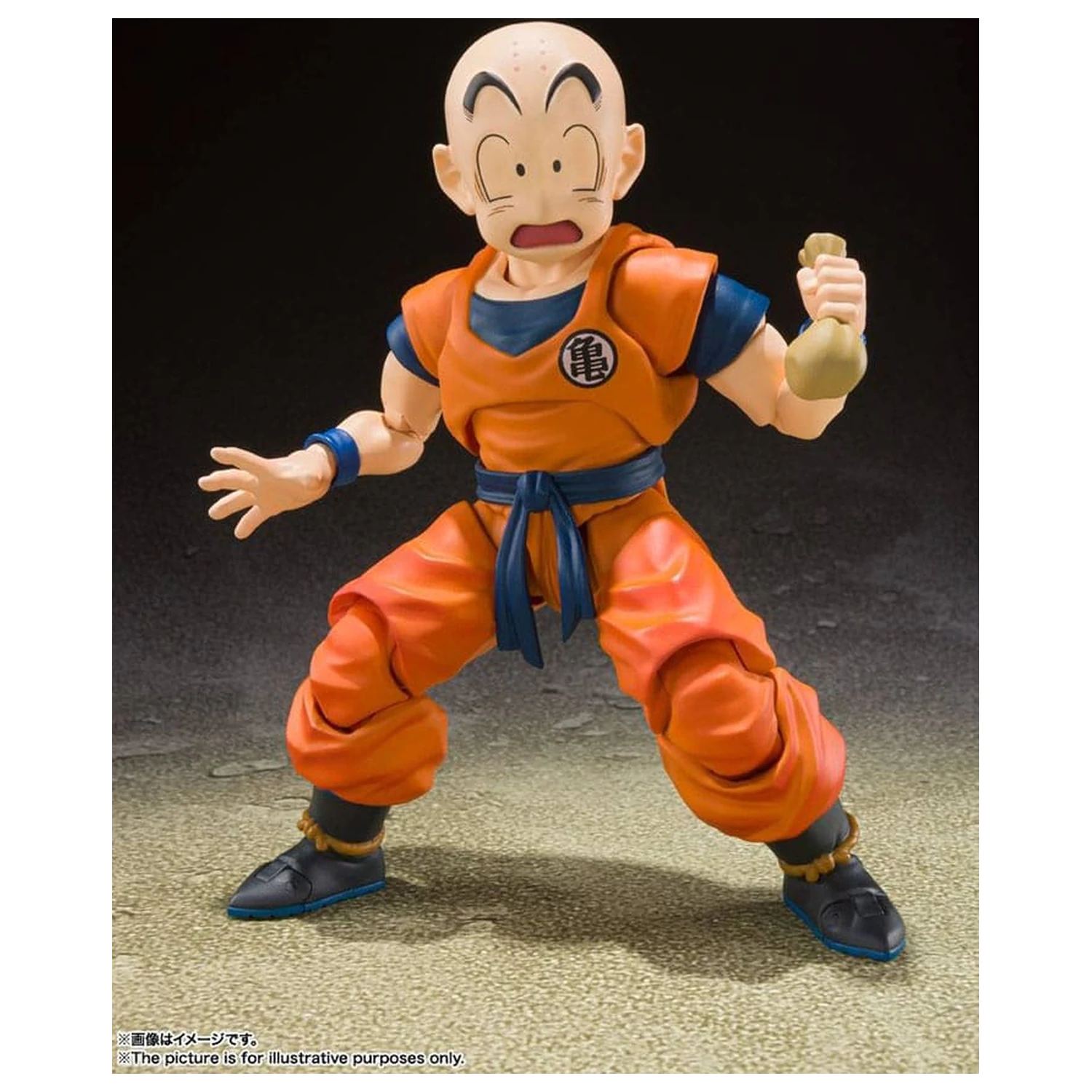 Dragon Ball Z S.H. Figuarts Action Figure Krillin-Earth's Strongest Man 12 cm product photo