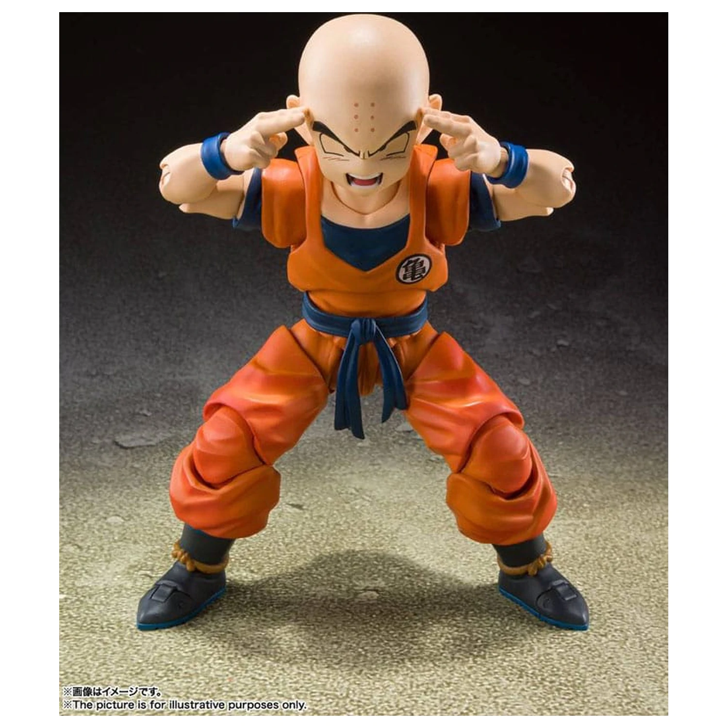 Dragon Ball Z S.H. Figuarts Action Figure Krillin-Earth's Strongest Man 12 cm product photo