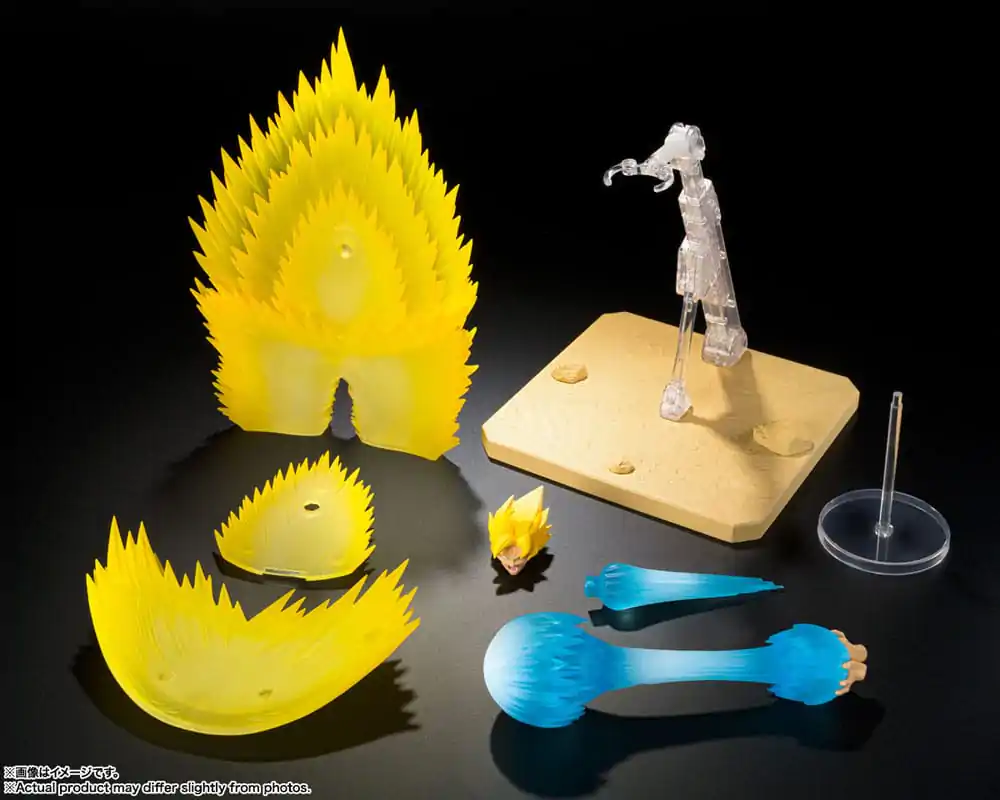 Dragon Ball Z S.H. Figuarts Accessories Son Goku's Effekt Parts Set Teleport Kamehameha termékfotó