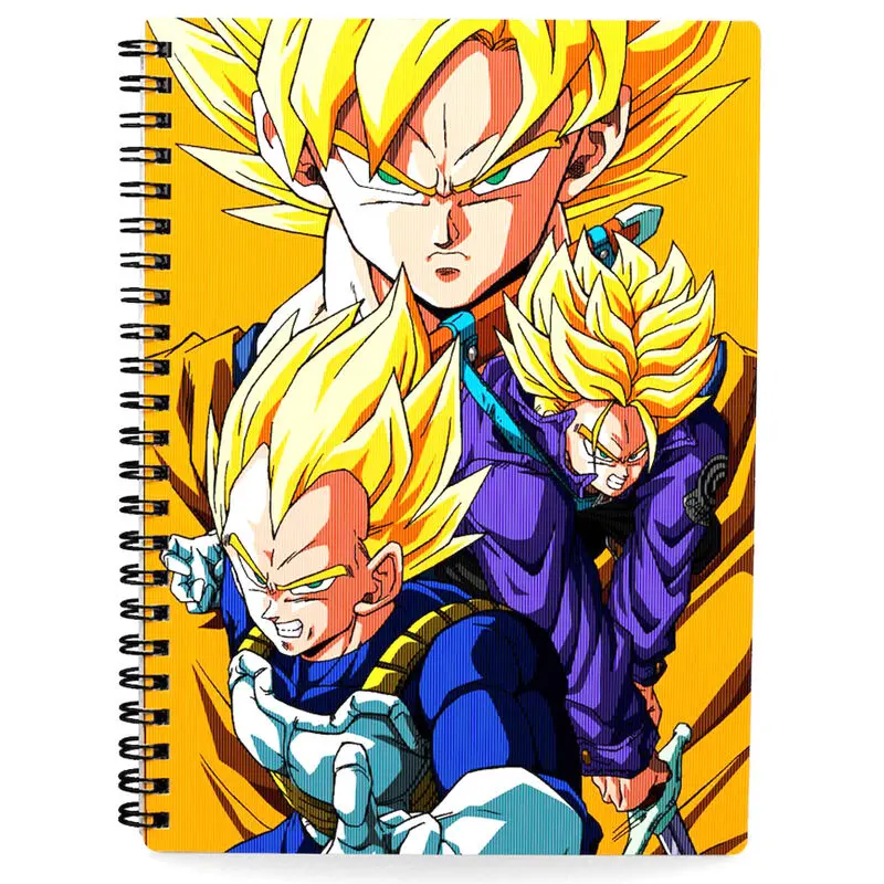 Dragon Ball Z Notebook with 3D-Effect Saiyans product photo