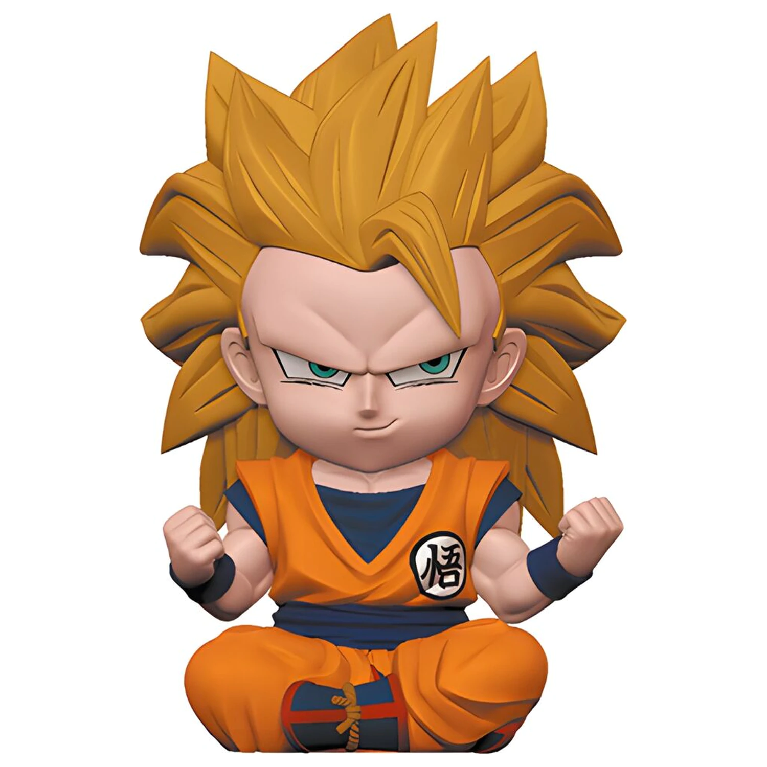 Dragon Ball Z Son Goku Super Saiyan 3 money box figure 15cm product photo