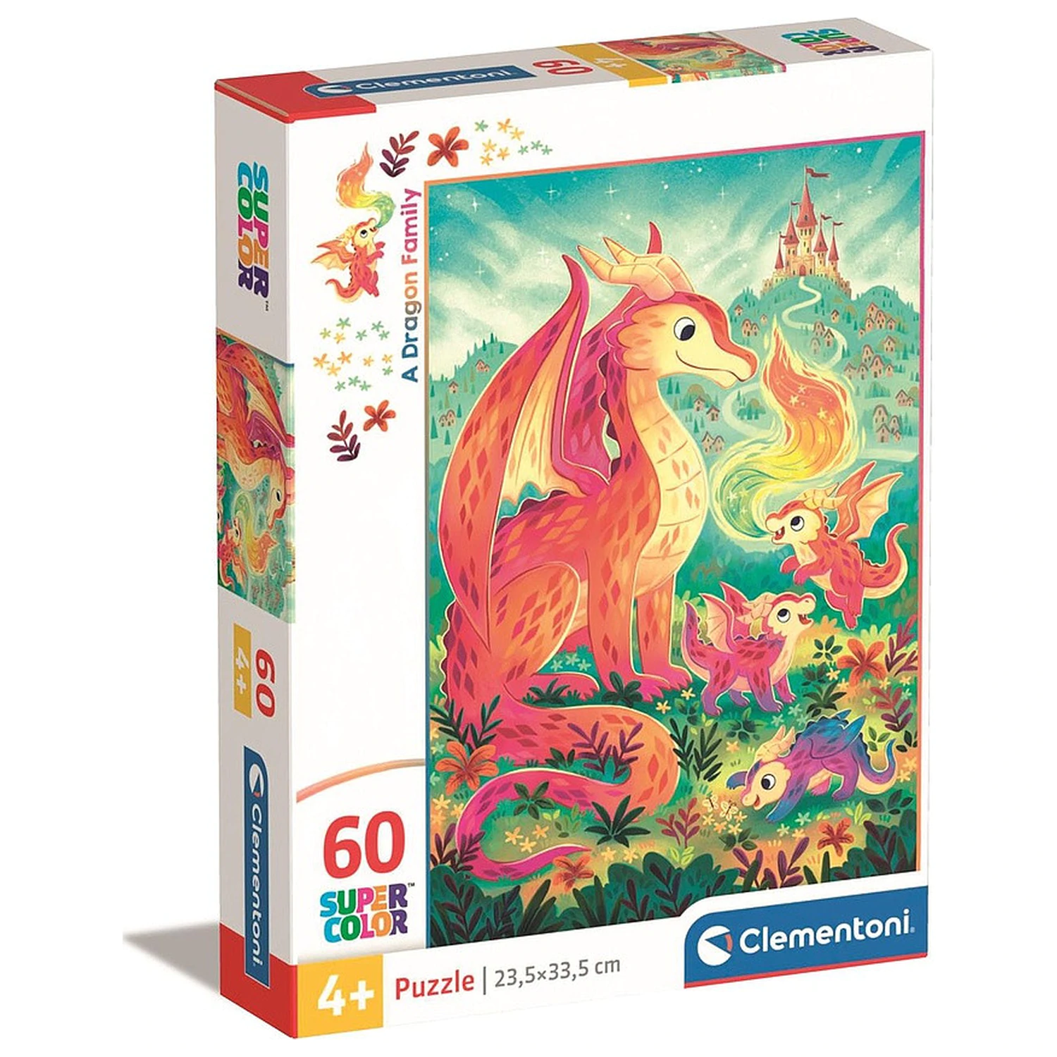 Dragon Family 60 piece puzzle Clementoni product photo