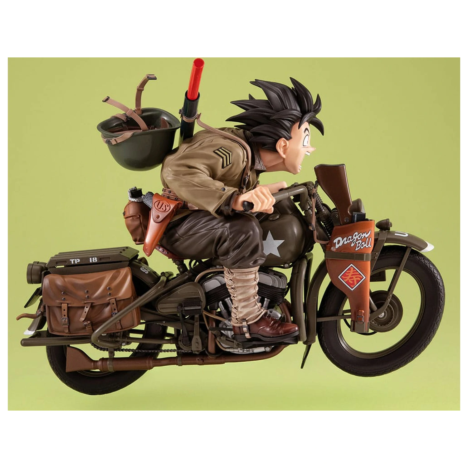 Dragonball Z 05 Desktop Real McCoy PVC Diorama Son Goku & Bike 18 cm product photo