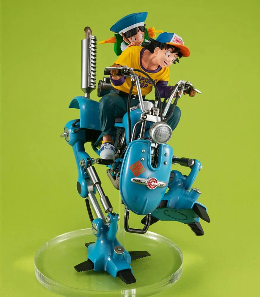 Dragonball Z Desktop Real McCoy EX PVC Diorama Son Goku &amp; Son Gohan &amp; Robot with two legs 20 cm product photo