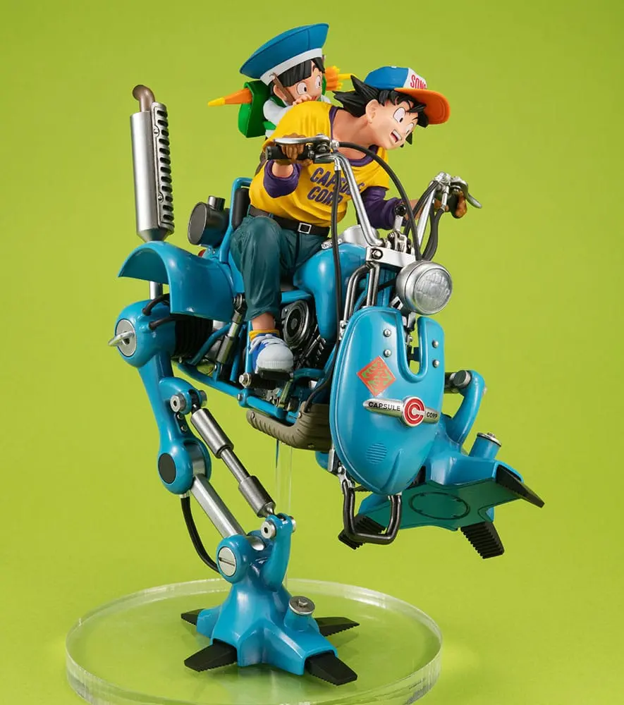 Dragonball Z Desktop Real McCoy EX PVC Diorama Son Goku &amp; Son Gohan &amp; Robot with two legs 20 cm product photo