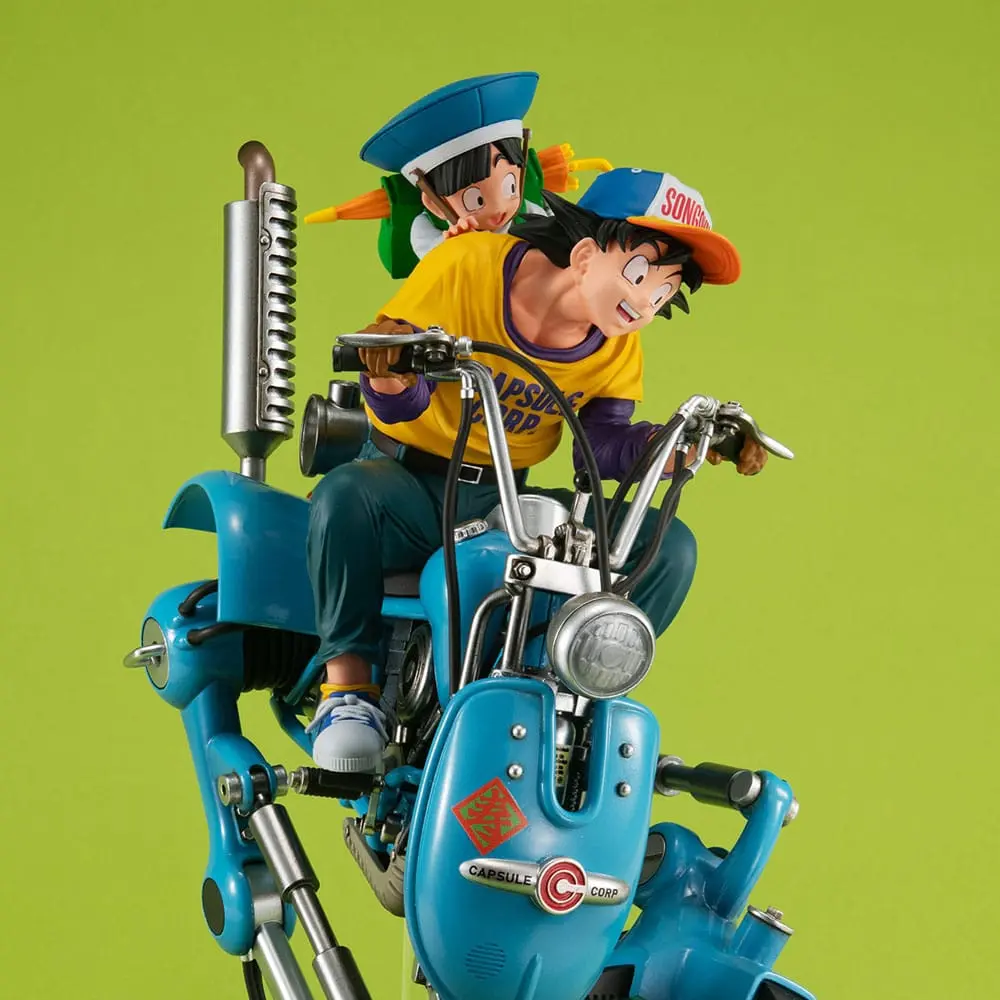 Dragonball Z Desktop Real McCoy EX PVC Diorama Son Goku &amp; Son Gohan &amp; Robot with two legs 20 cm product photo