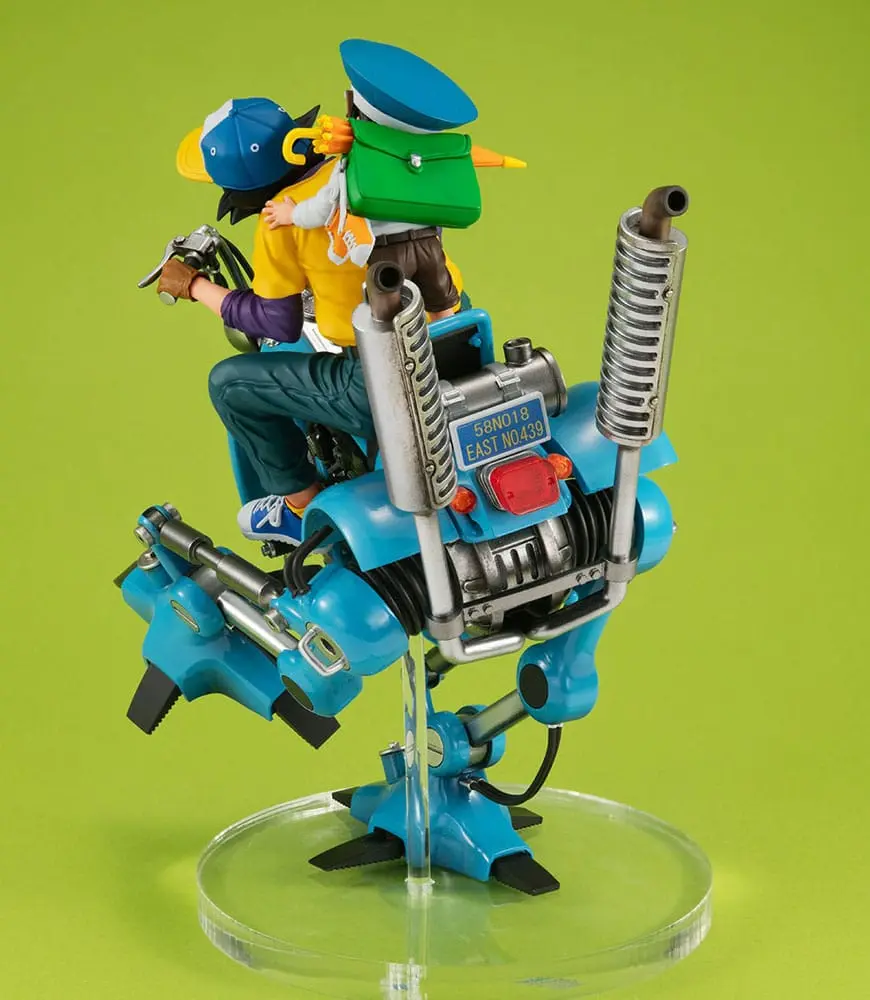 Dragonball Z Desktop Real McCoy EX PVC Diorama Son Goku &amp; Son Gohan &amp; Robot with two legs 20 cm product photo
