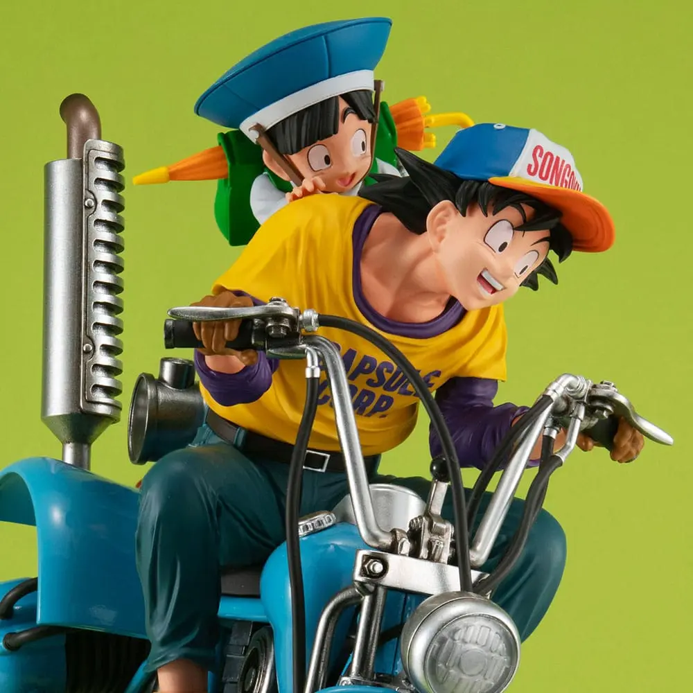 Dragonball Z Desktop Real McCoy EX PVC Diorama Son Goku &amp; Son Gohan &amp; Robot with two legs 20 cm product photo