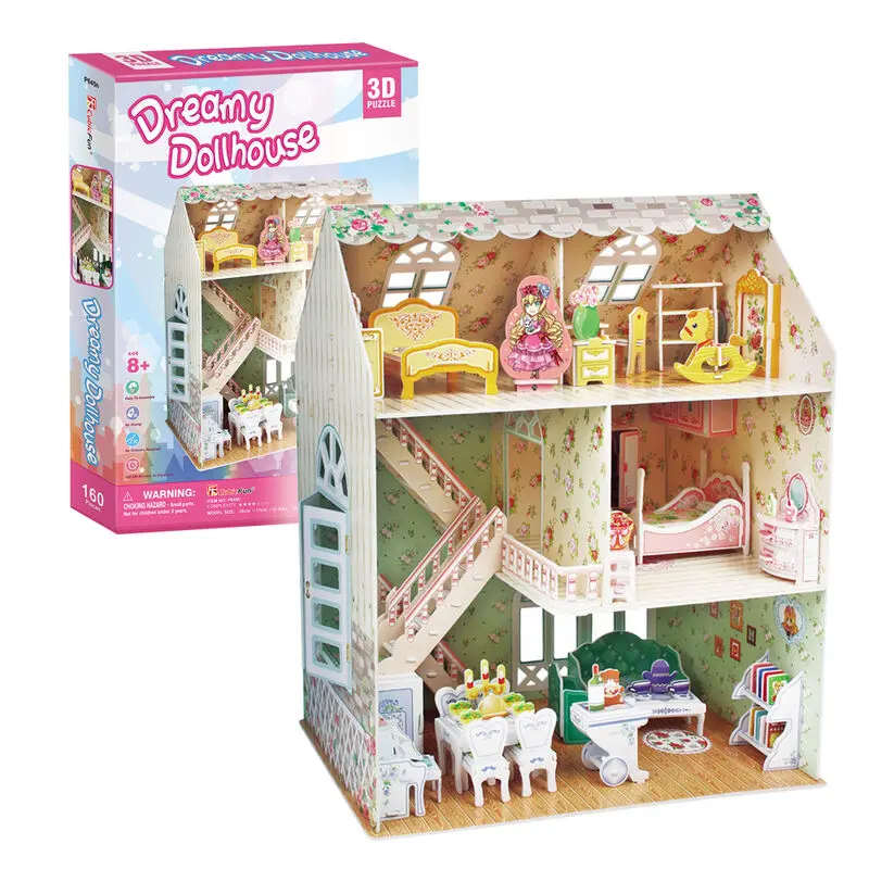 Dreamy Dollhouse 3D puzzle 160pcs product photo