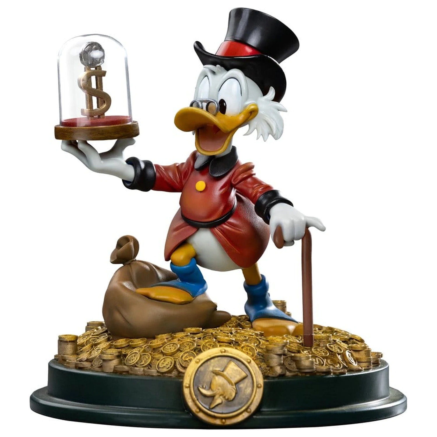 Duck Tales Art Scale Statue 1/10 Uncle Scrooge McDuck 17 cm product photo