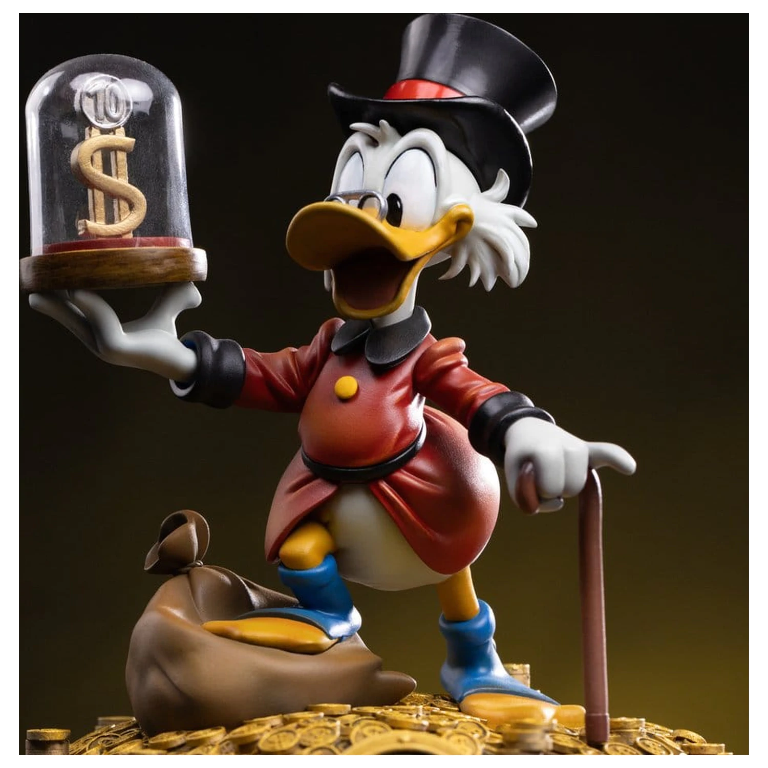 Duck Tales Art Scale Statue 1/10 Uncle Scrooge McDuck 17 cm product photo