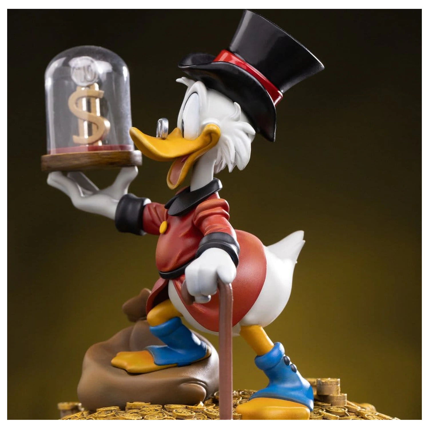 Duck Tales Art Scale Statue 1/10 Uncle Scrooge McDuck 17 cm product photo
