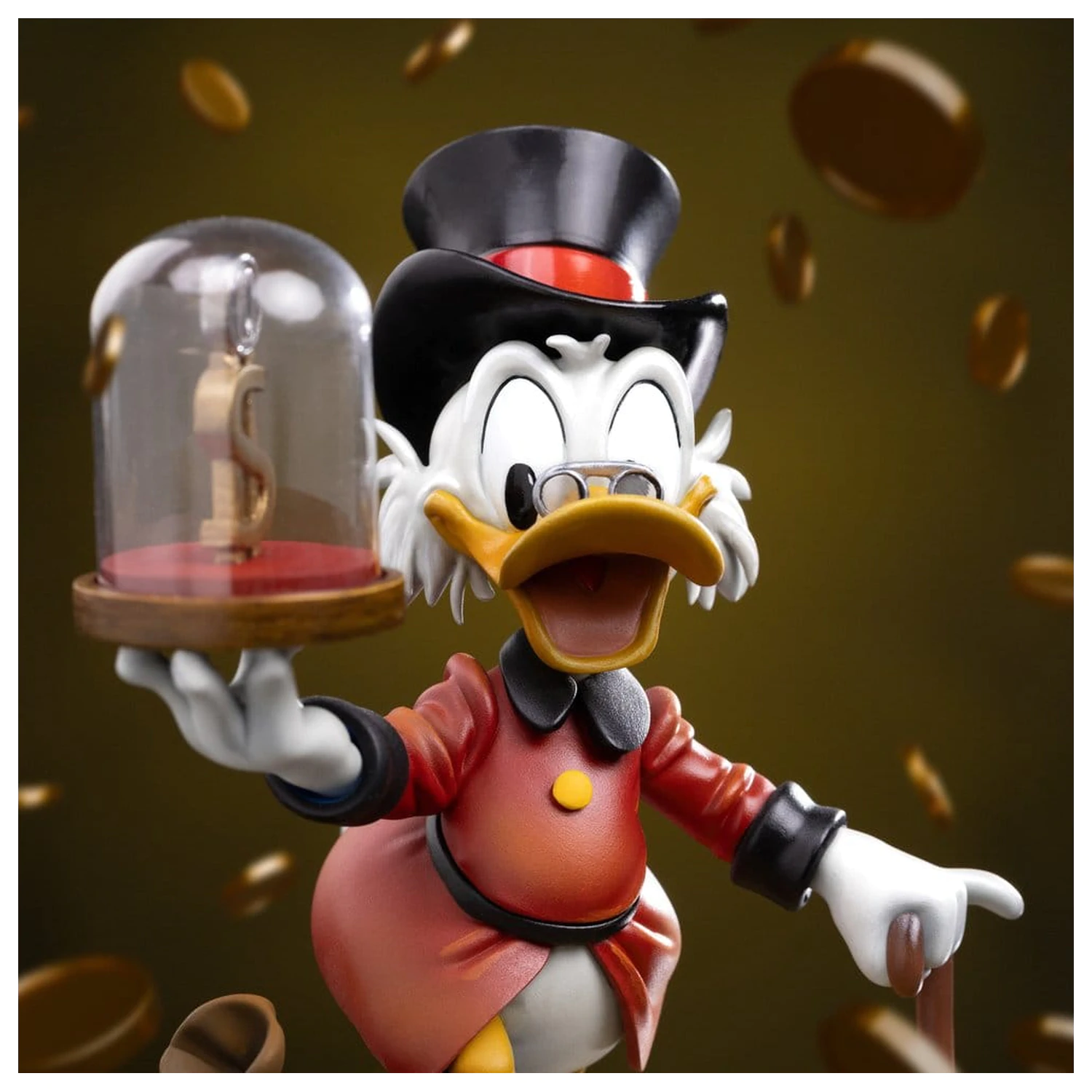 Duck Tales Art Scale Statue 1/10 Uncle Scrooge McDuck 17 cm product photo