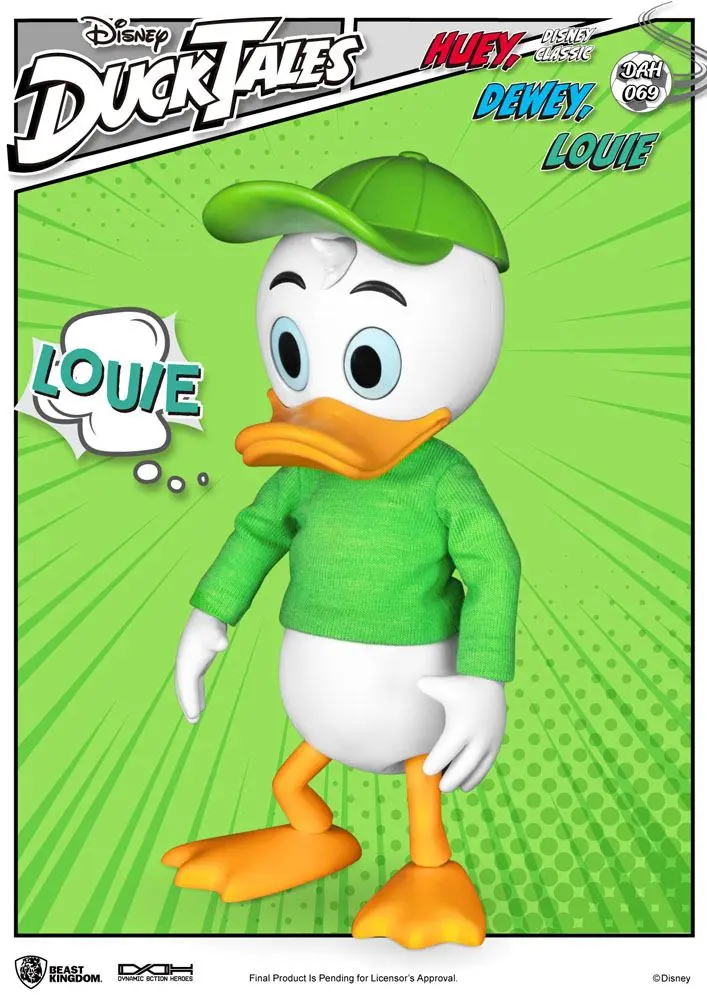 DuckTales Dynamic 8ction Heroes Action Figure 3-Pack Huey, Dewey &amp; Louie 10 cm product photo