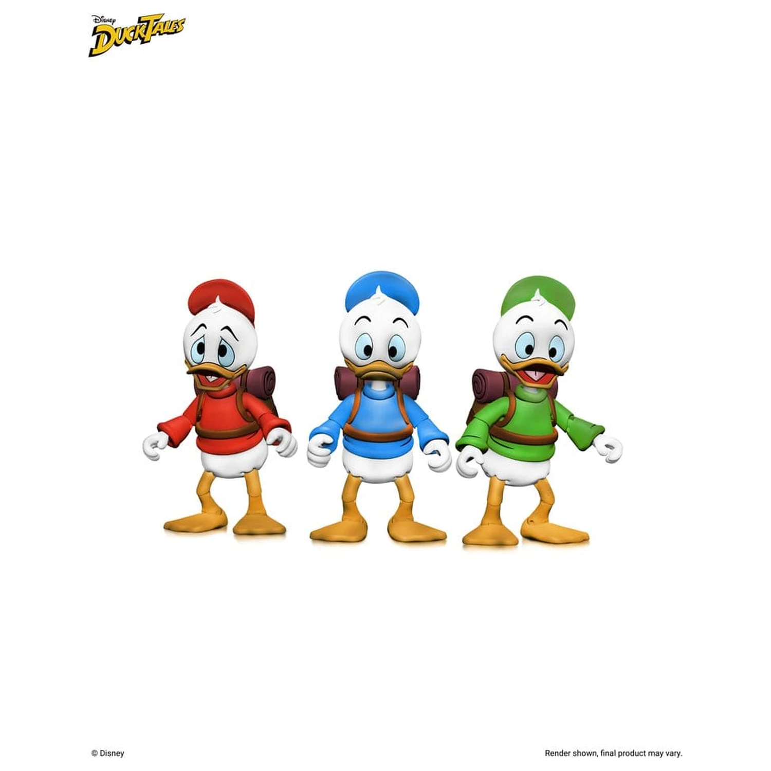 DuckTales Ultimate Action Figures 3-Pack Huey, Dewey, and Louie 18 cm product photo