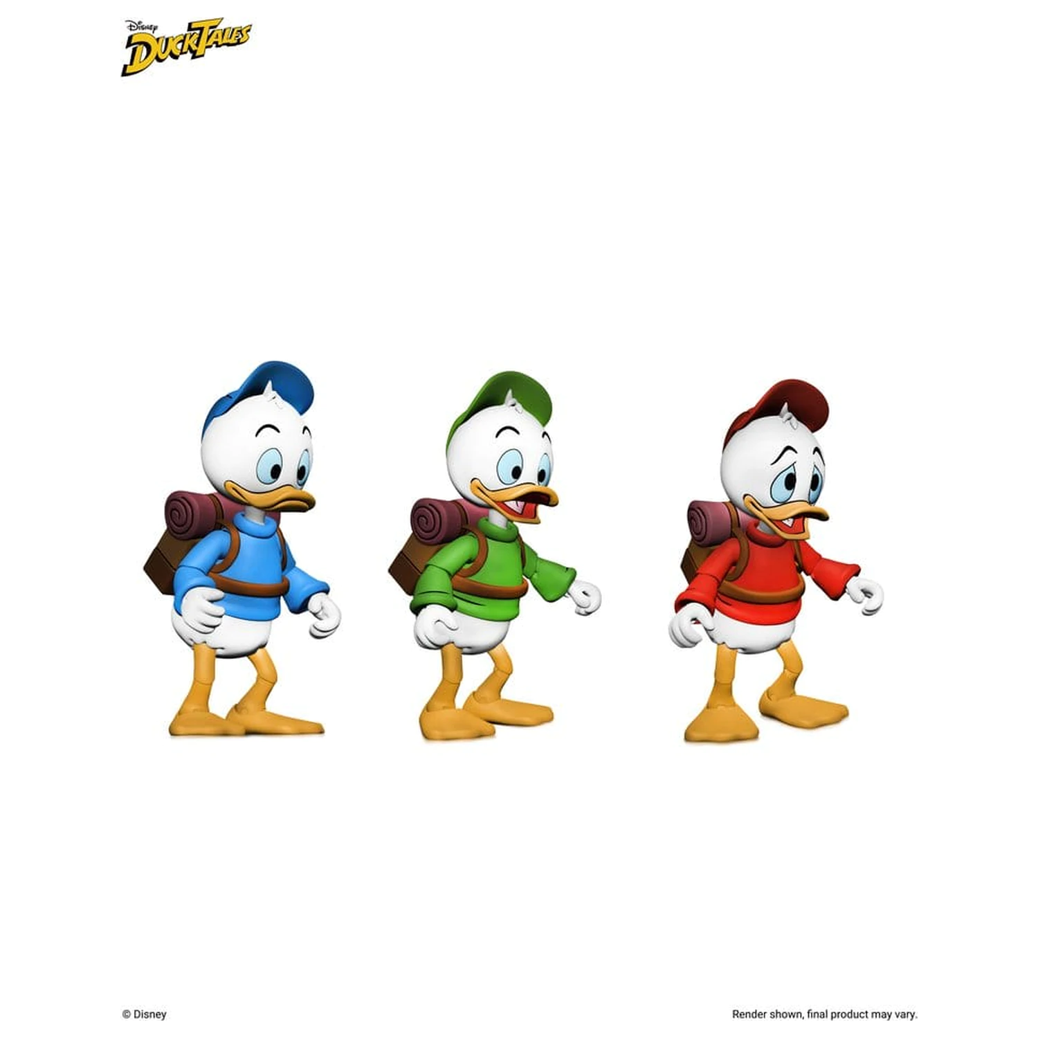 DuckTales Ultimate Action Figures 3-Pack Huey, Dewey, and Louie 18 cm product photo