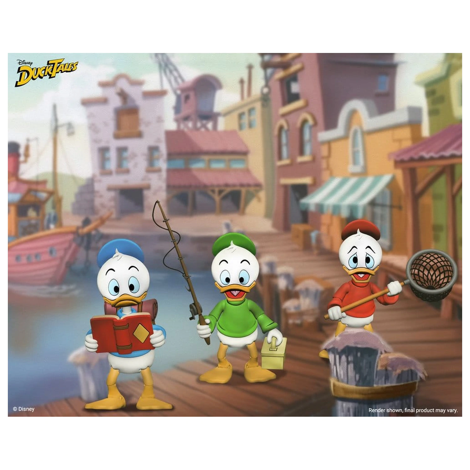DuckTales Ultimate Action Figures 3-Pack Huey, Dewey, and Louie 18 cm product photo