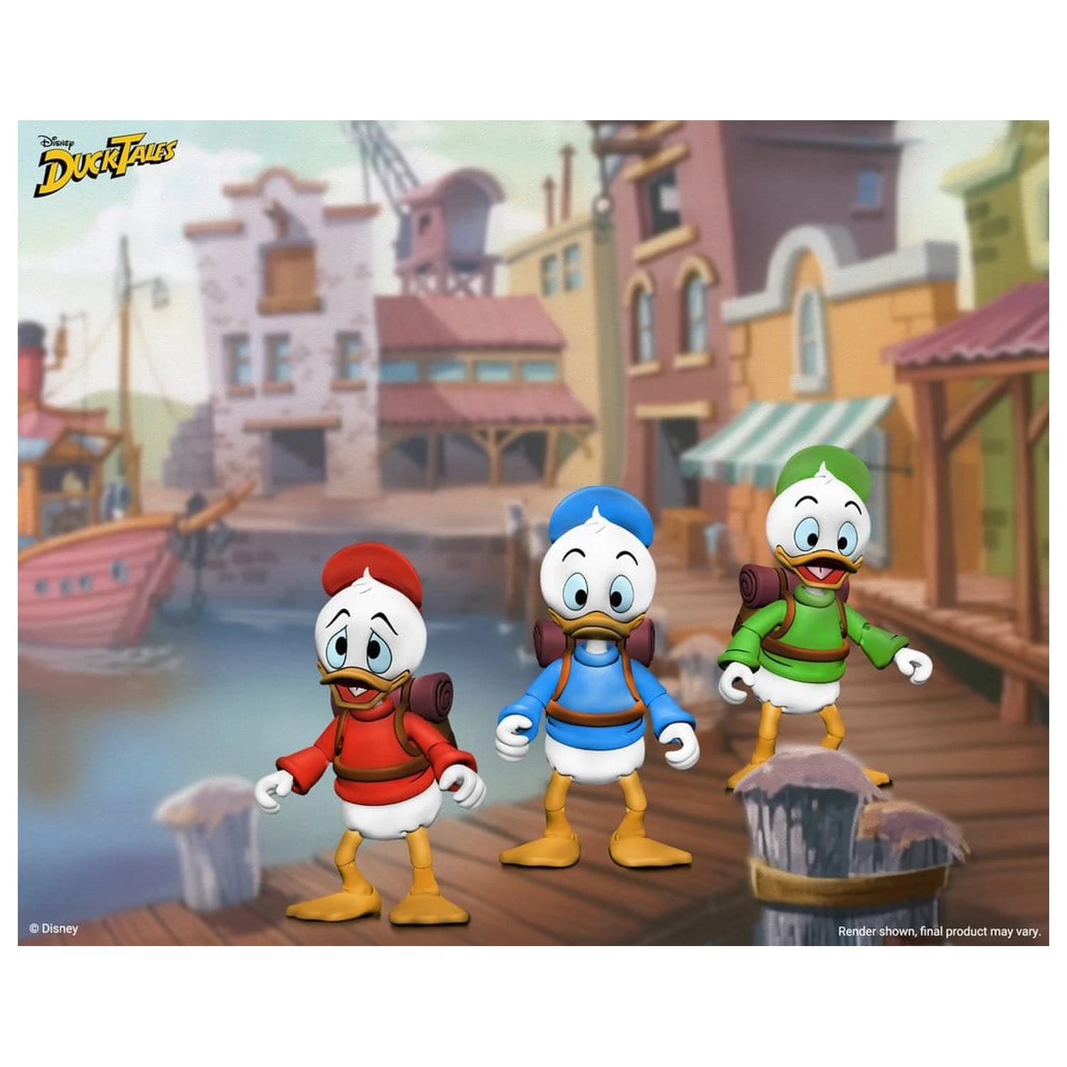 DuckTales Ultimate Action Figures 3-Pack Huey, Dewey, and Louie 18 cm product photo