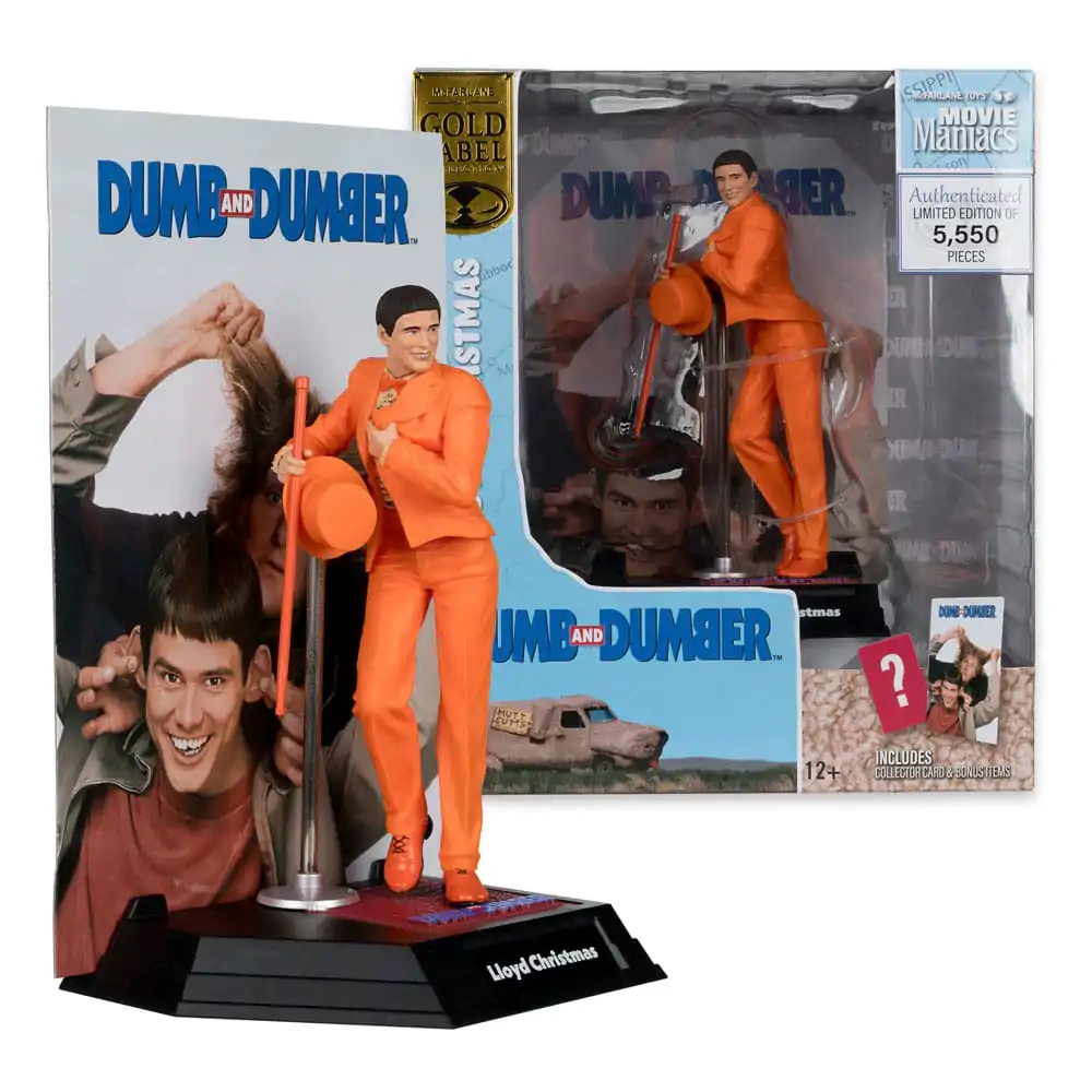 Dumb and Dumber Movie Maniacs PVC Statue Lloyd Christmas (Gold Label) 15 cm product photo