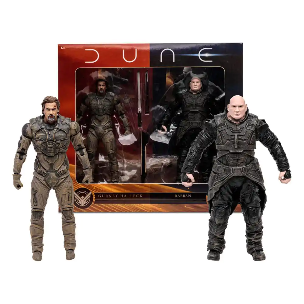 Dune: Part Two Action Figure 2-Pack Gurney Halleck & Rabban 18 cm termékfotó