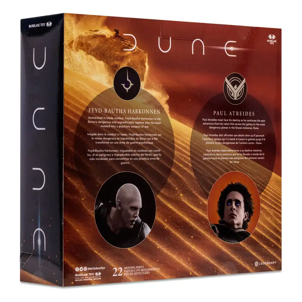 Dune: Part Two Action Figure 2-Pack Paul Atreides & Feyd-Rautha Harkonnen 18 cm termékfotó