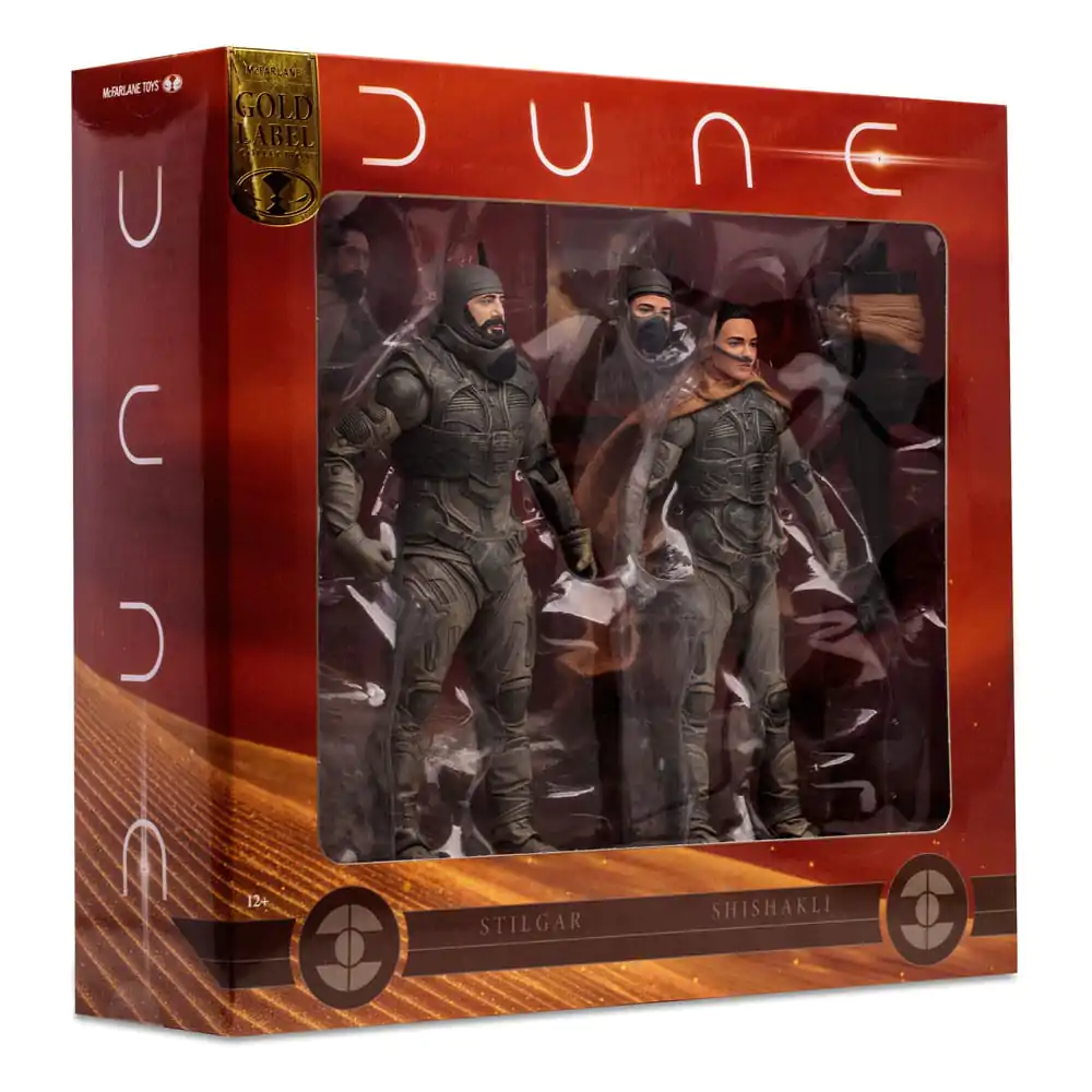 Dune: Part Two Action Figure 2-Pack Stilgar & Shishakli (Gold Label) 18 cm product photo