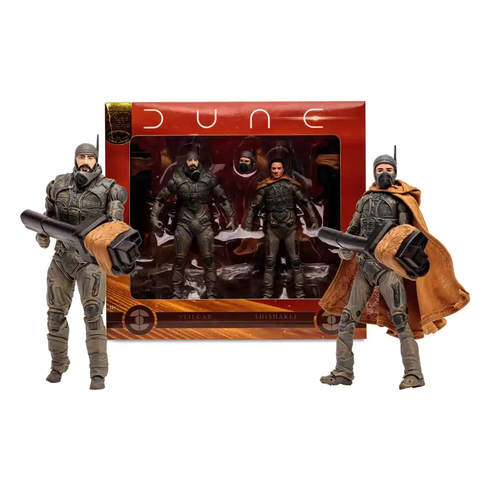 Dune: Part Two Action Figure 2-Pack Stilgar & Shishakli (Gold Label) 18 cm product photo