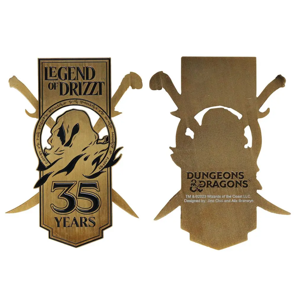 Dungeons & Dragons Metal Card 35th Anniversary Legend of Drizzt Limited Edition product photo