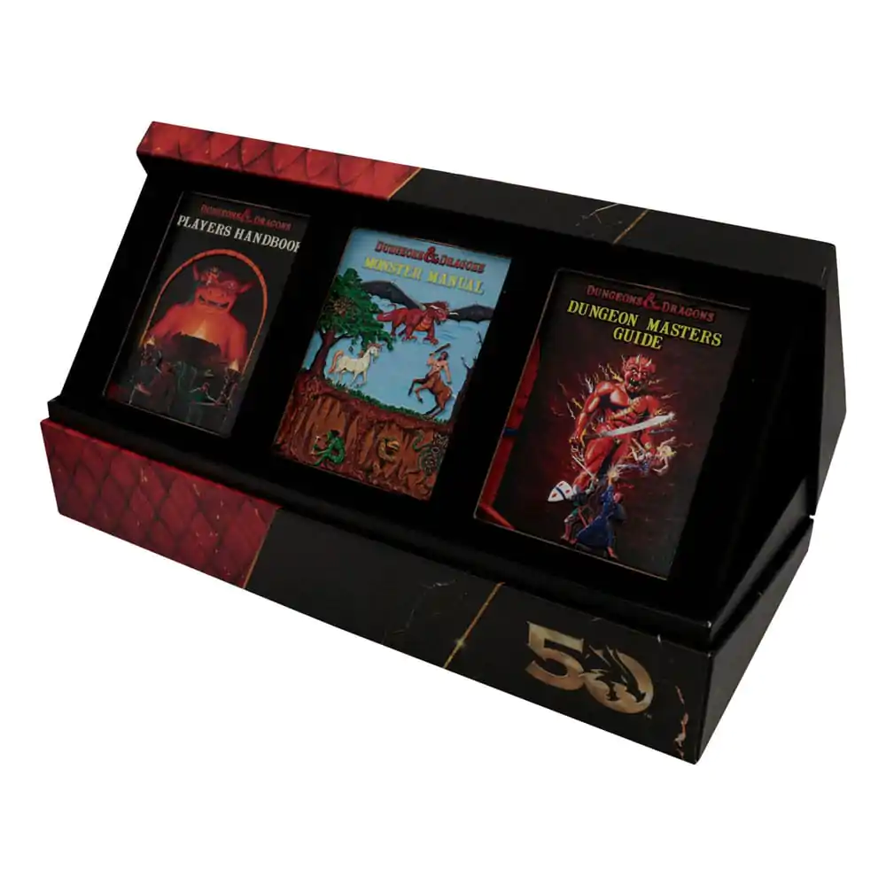 Dungeons & Dragons Ingot Set 50th Anniversary 1st Edition Book Cover product photo