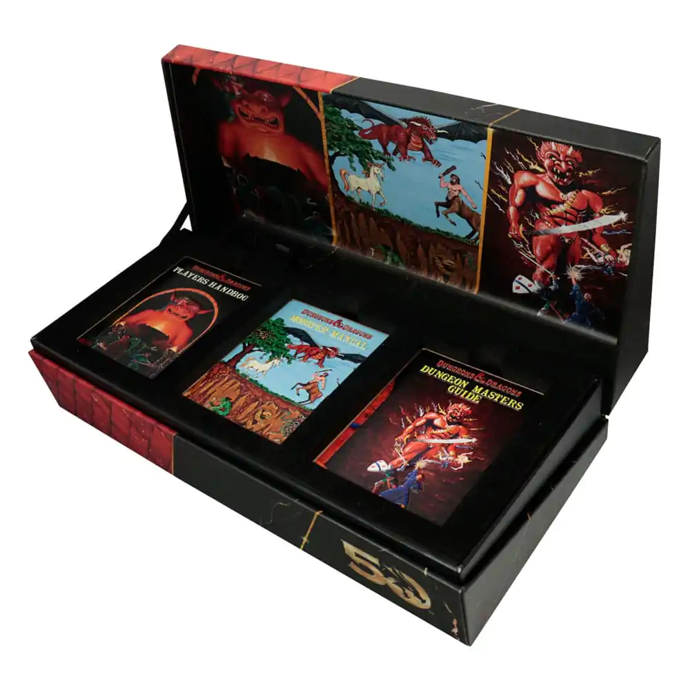 Dungeons & Dragons Ingot Set 50th Anniversary 1st Edition Book Cover product photo