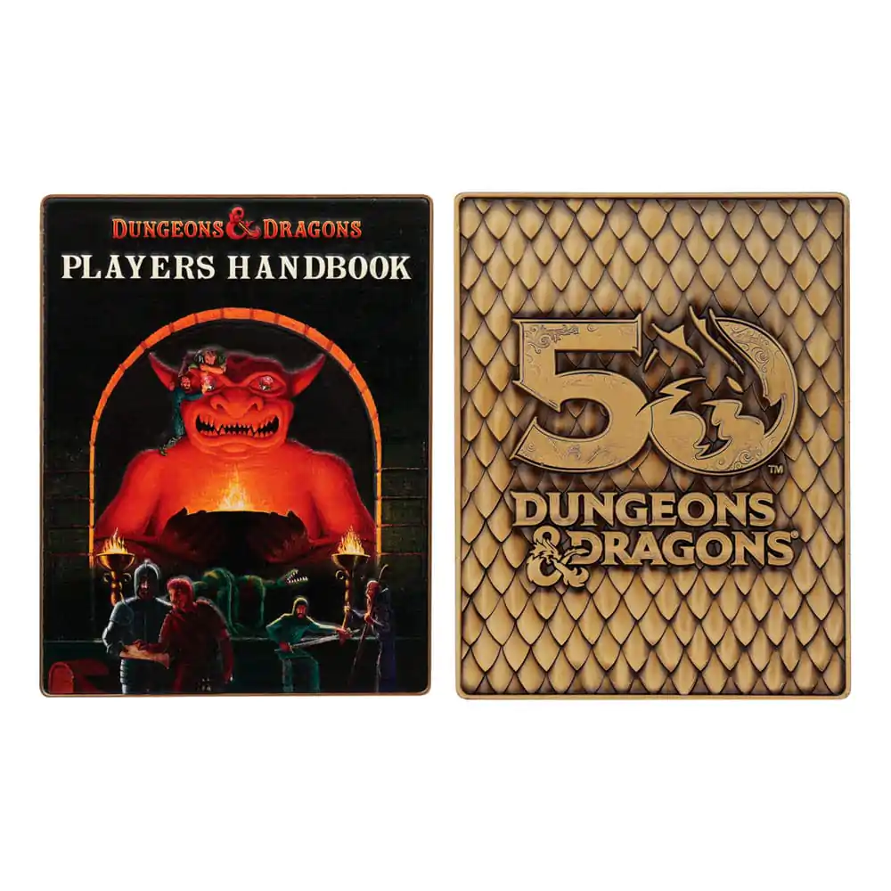 Dungeons & Dragons Ingot Set 50th Anniversary 1st Edition Book Cover product photo