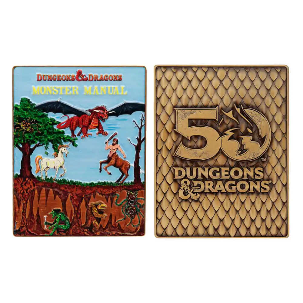 Dungeons & Dragons Ingot Set 50th Anniversary 1st Edition Book Cover product photo