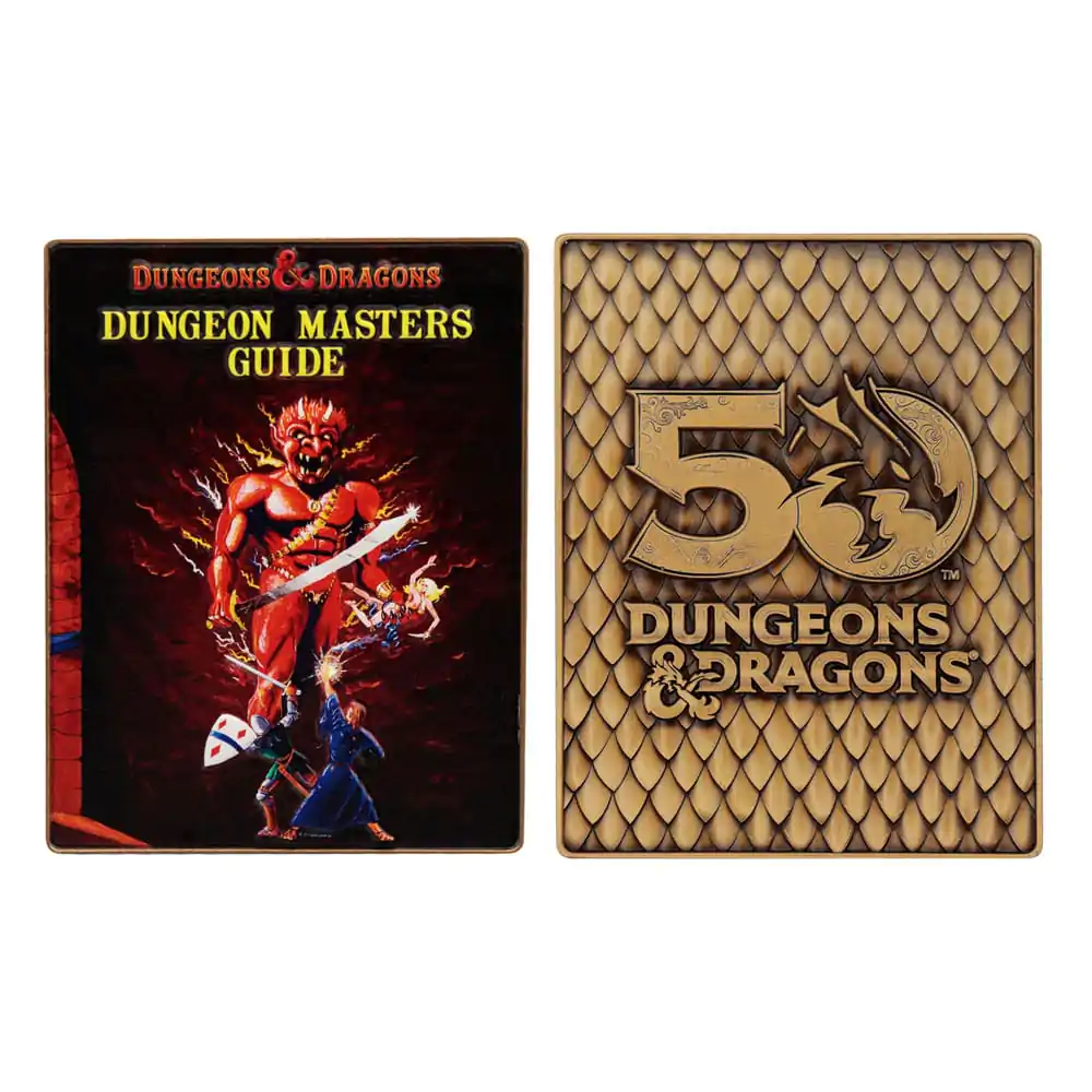 Dungeons & Dragons Ingot Set 50th Anniversary 1st Edition Book Cover product photo