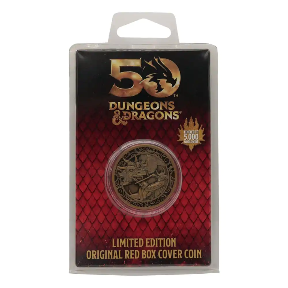 Dungeons & Dragons Collectable Coin 50th Anniversary Antique Gold Edition 4 cm product photo