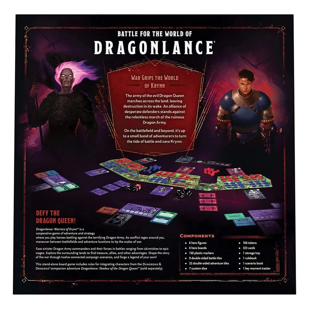 Dungeons & Dragons Board Game Dragonlance: Warriors of Krynn english termékfotó