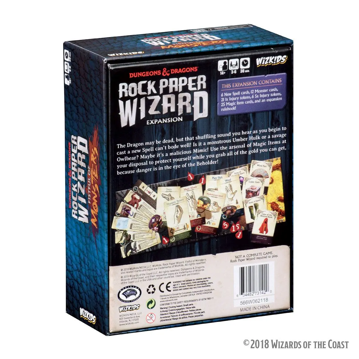 Dungeons &amp; Dragons Board Game Expansion Rock Paper Wizard: Fistful of Monsters *English Version* product photo