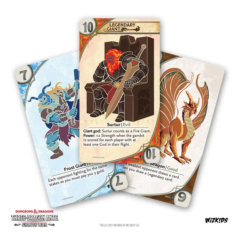 Dungeons &amp; Dragons Card Game Expansion Three-Dragon Ante: Giants War *English Version* product photo