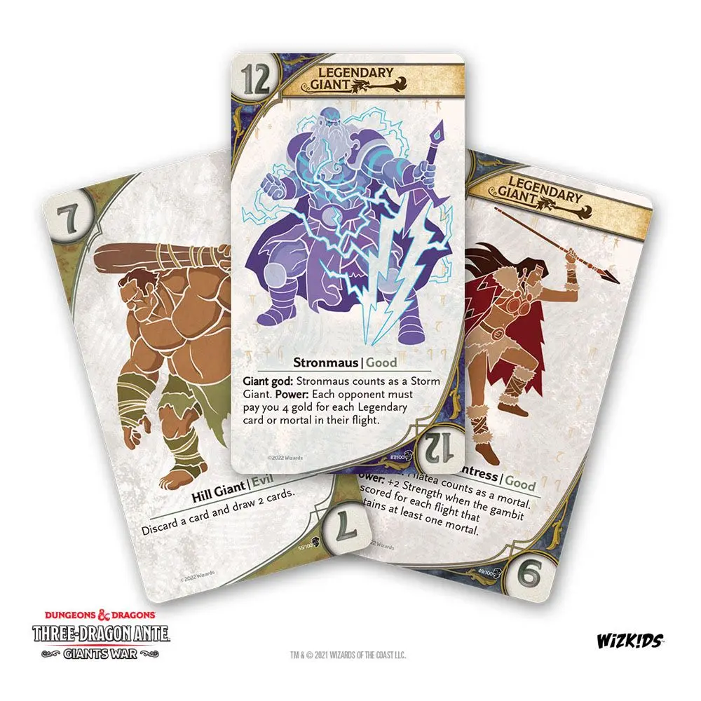 Dungeons &amp; Dragons Card Game Expansion Three-Dragon Ante: Giants War *English Version* product photo