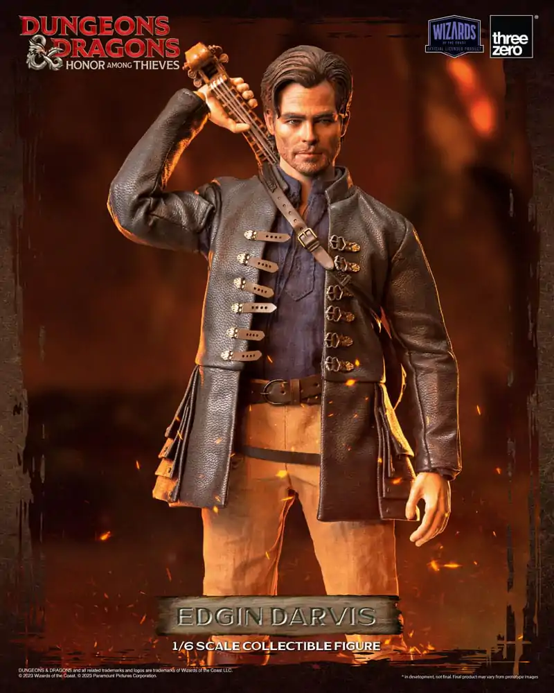 Dungeons &amp; Dragons FigZero Action Figure 1/6 Honor Among Thieves Edgin Darvis 31 cm product photo