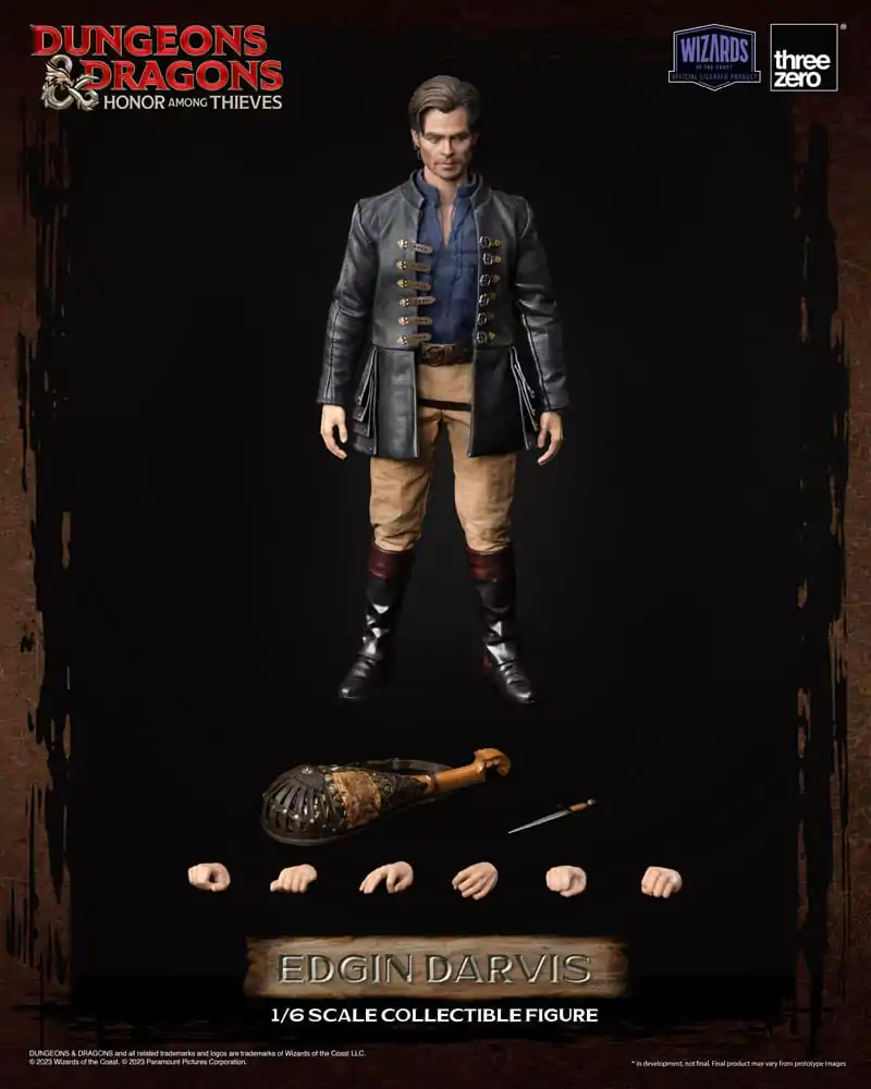 Dungeons &amp; Dragons FigZero Action Figure 1/6 Honor Among Thieves Edgin Darvis 31 cm product photo