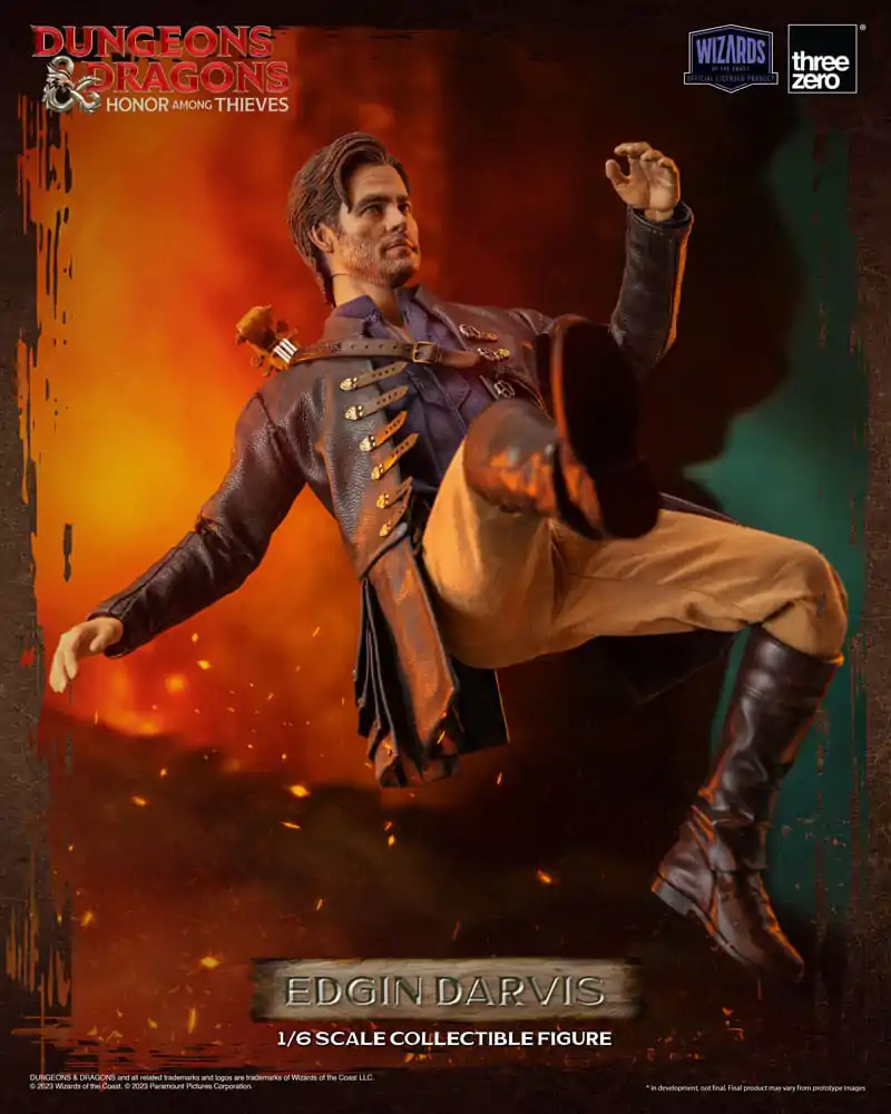 Dungeons &amp; Dragons FigZero Action Figure 1/6 Honor Among Thieves Edgin Darvis 31 cm product photo
