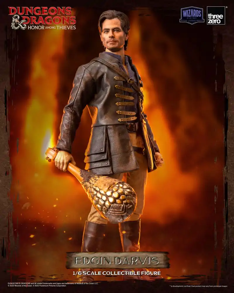 Dungeons &amp; Dragons FigZero Action Figure 1/6 Honor Among Thieves Edgin Darvis 31 cm product photo