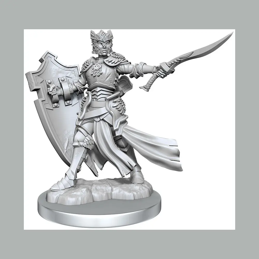 Dungeons &amp; Dragons Frameworks Miniature Model Kit Female Elf Paladin product photo