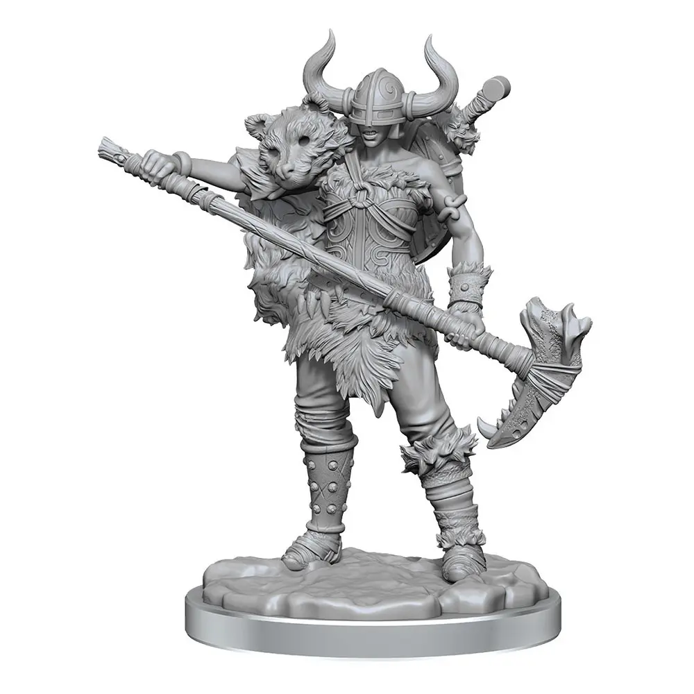 Dungeons &amp; Dragons Frameworks Miniature Model Kit Human Barbarian Female product photo