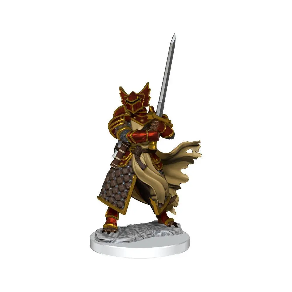 Dungeons &amp; Dragons Frameworks Miniature Model Kit Dragonborn Paladin Male product photo