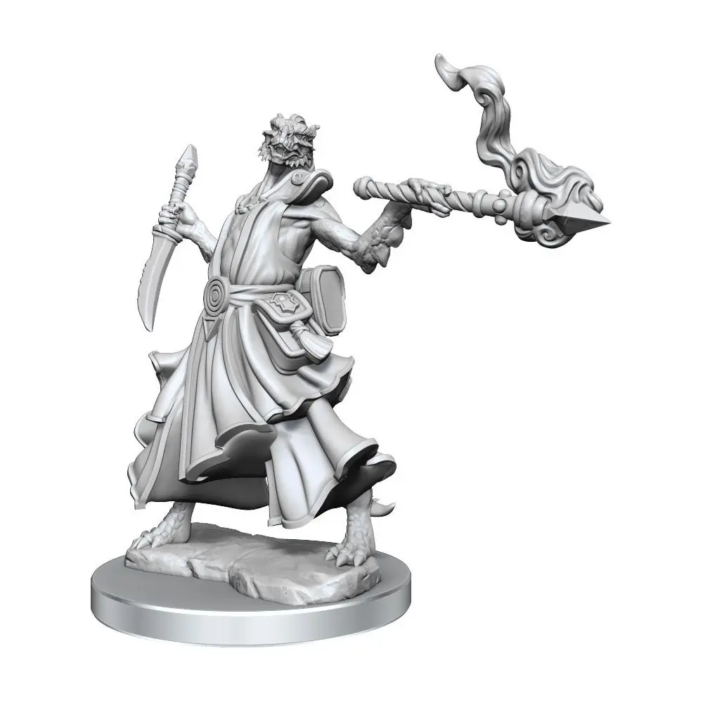 Dungeons &amp; Dragons Frameworks Miniature Model Kit Dragonborn Sorcerer Female product photo